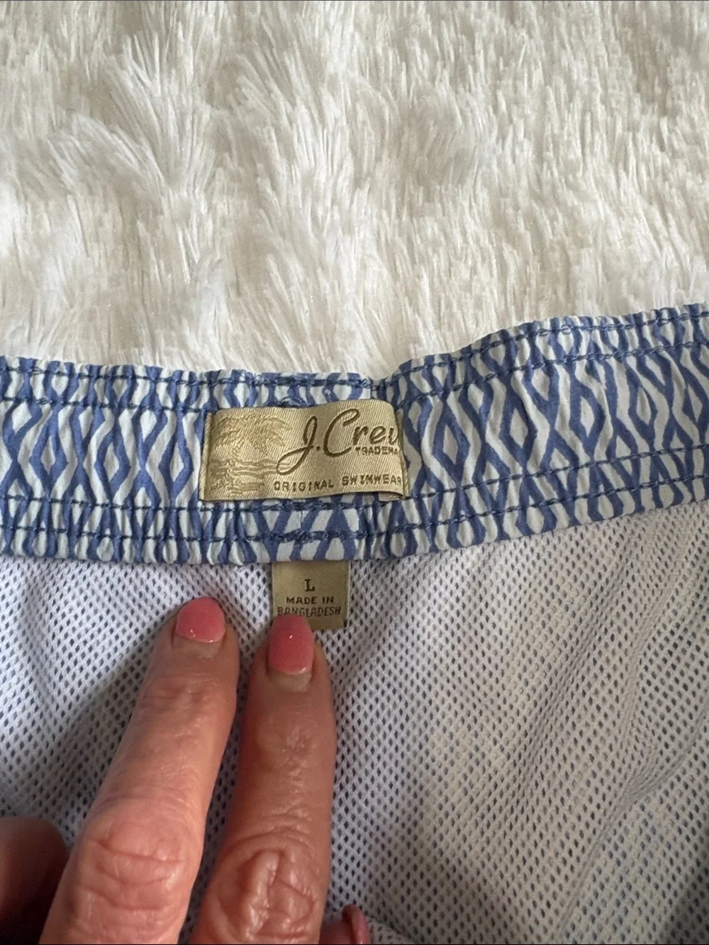 MENS J CREW SWIM TRUNKS